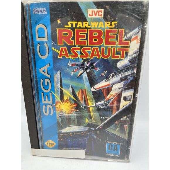 Star Wars: Rebel Assault (Sega CD, 1993) Complete with Manual - Picture 2 of 9